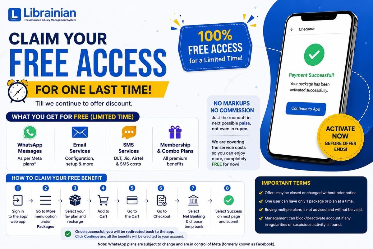 Claim Your Free Librainain Access Before the Offer Ends