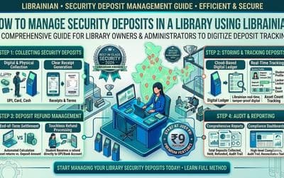 How to Manage Security Deposits in a Library Using Librainian
