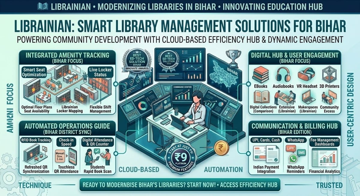 Librainian: Best Library Management Software Bihar
