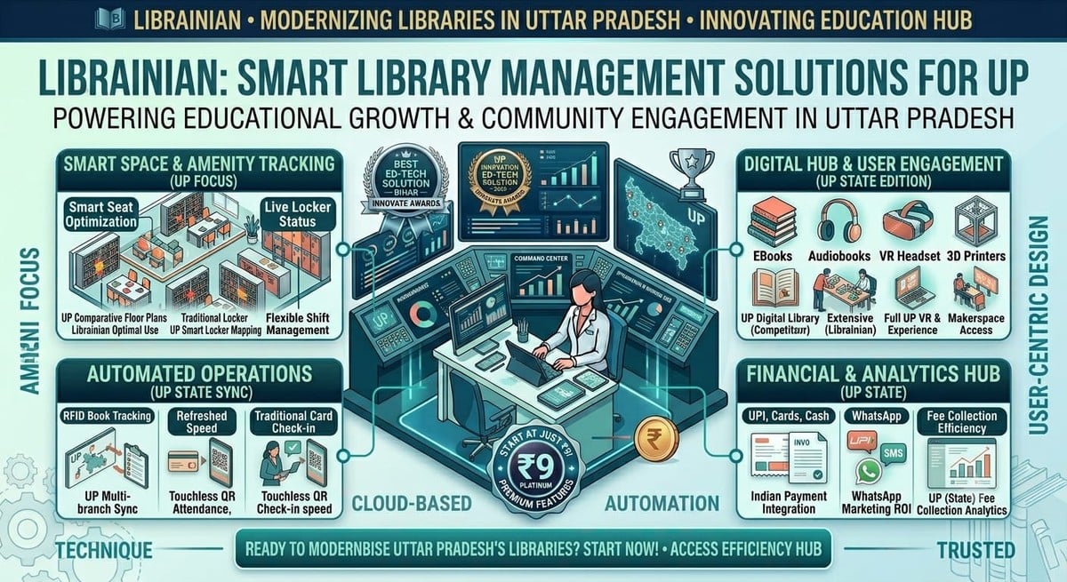 Librainian: Best Library Management Software in Uttar Pradesh (UP)