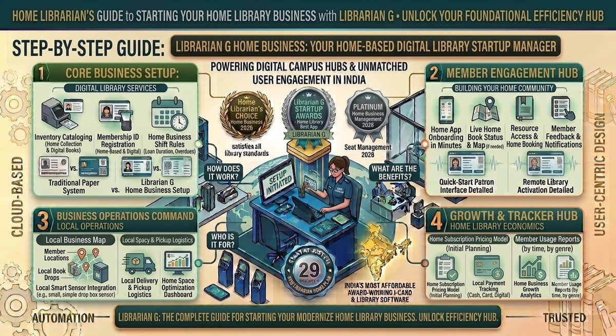 How to Start a Library Business at Home: A Practical Guide for Beginners