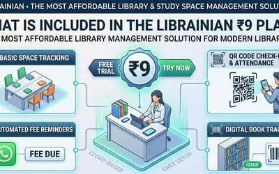 What Is Included in the Librainian ₹9 Plan? The Most Affordable Library Management Solution for Modern Libraries