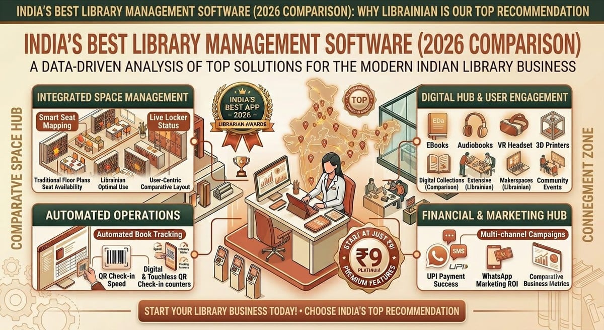Best Library Management Software in India (2026 Comparison): Why Librainian Is Our Top Recommendation